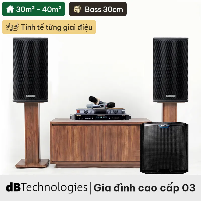 Dàn karaoke gia đình cao cấp dBTechnologies 03