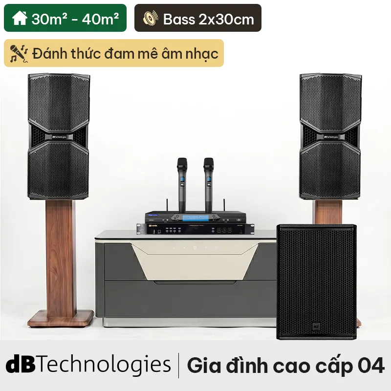 Dàn karaoke gia đình cao cấp dBTechnologies 04