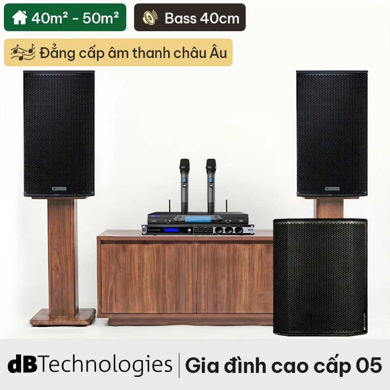 Dàn karaoke gia đình cao cấp dBTechnologies 05