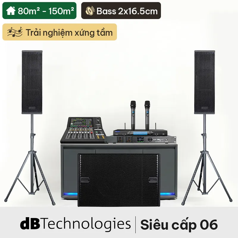 Dàn karaoke siêu cao cấp cho gia đình - biệt thự 06