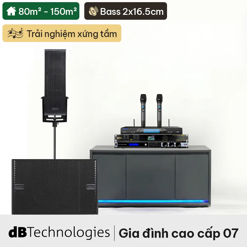 Dàn karaoke gia đình cao cấp dBTechnologies 07