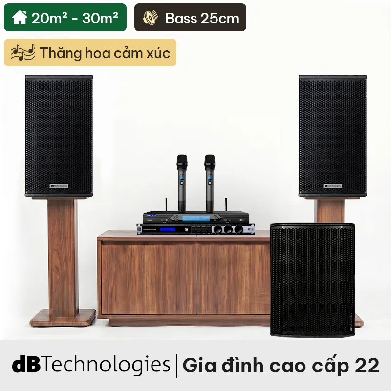 Dàn karaoke gia đình cao cấp dBTechnologies 22