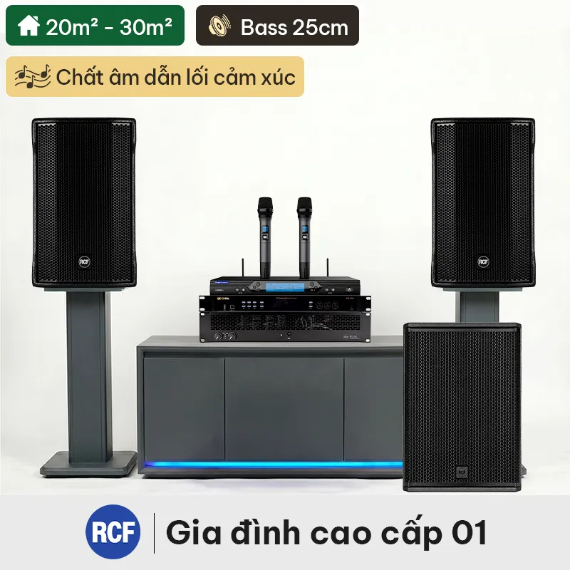 Dàn karaoke gia đình cao cấp RCF 01