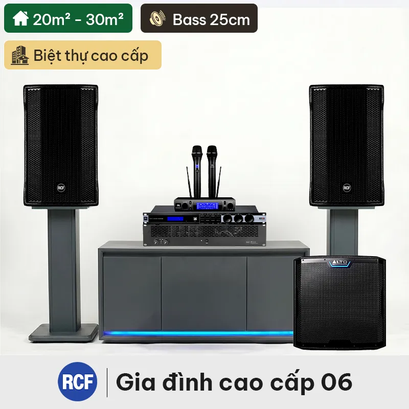 Dàn karaoke gia đình cao cấp RCF 06