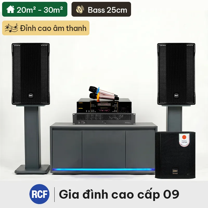 Dàn karaoke gia đình cao cấp RCF 09