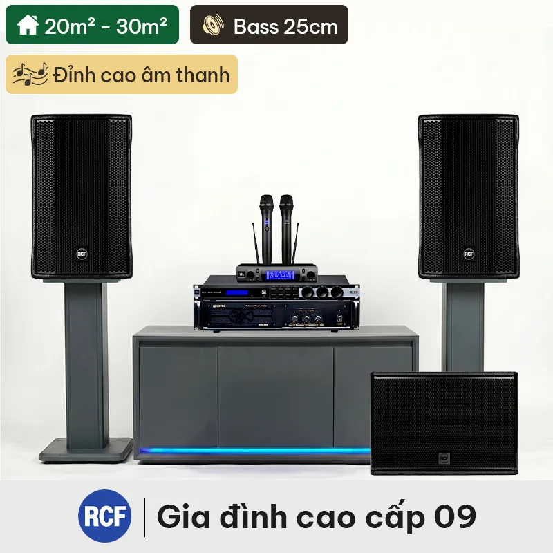 Dàn karaoke gia đình cao cấp RCF 09