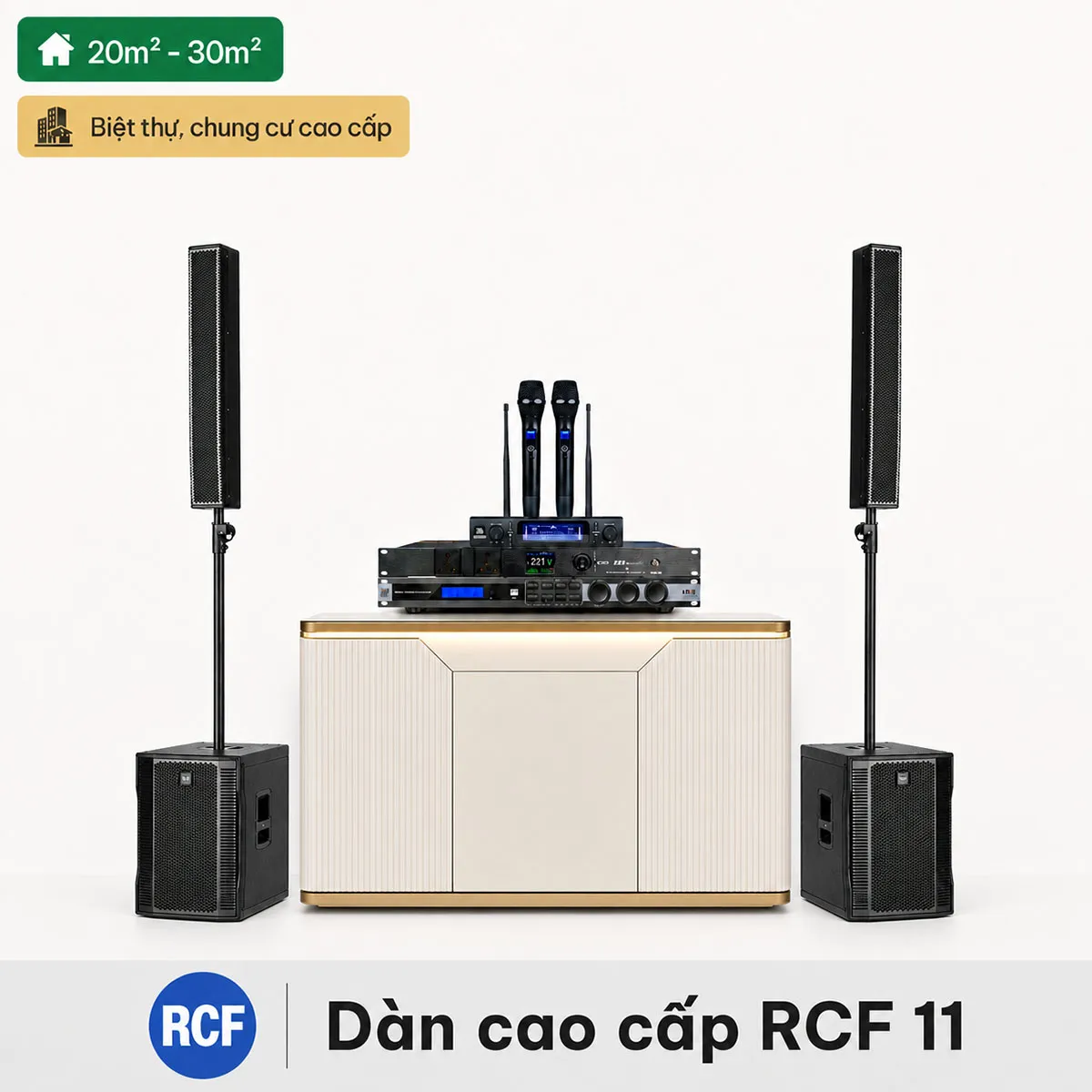 Dàn karaoke gia đình cao cấp RCF 11