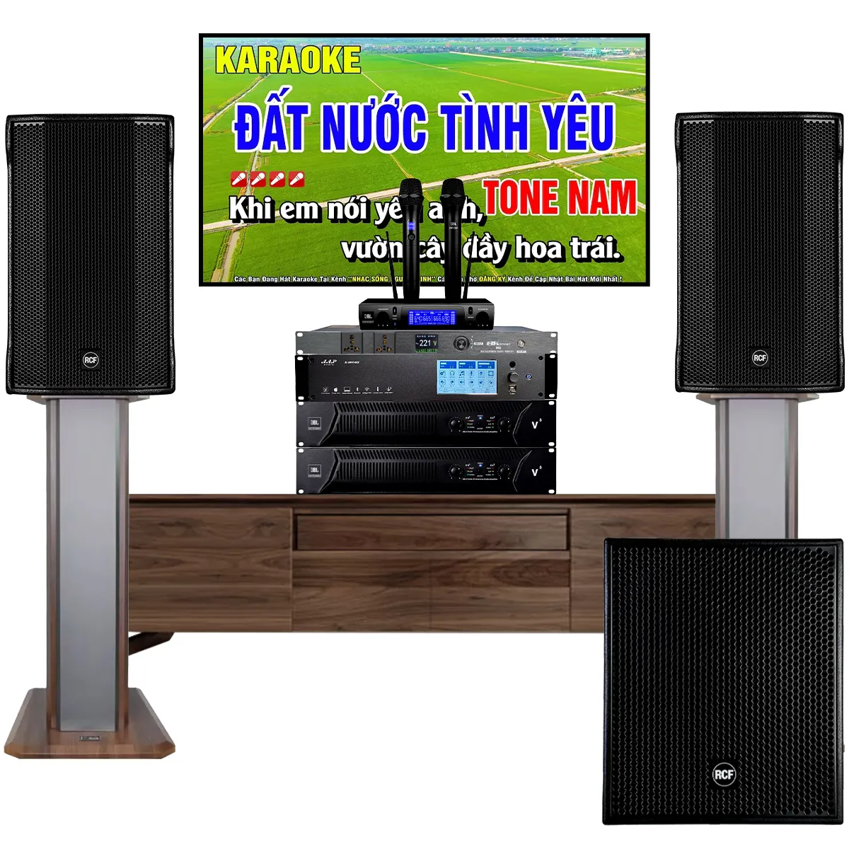Dàn karaoke gia đình cao cấp RCF 14