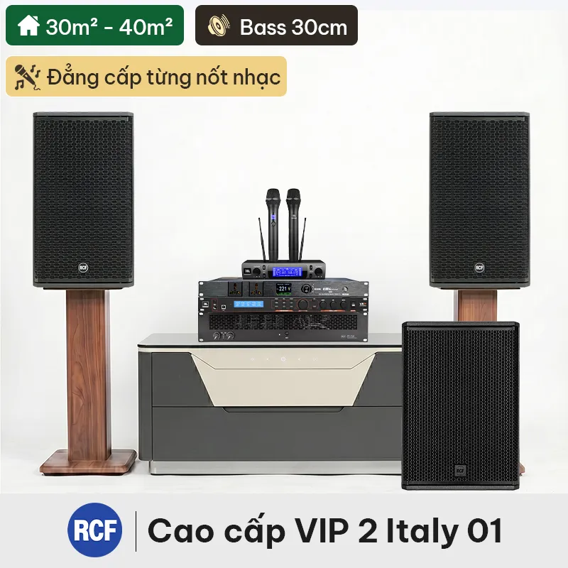Dàn karaoke gia đình cao cấp RCF VIP 2 Italy 01