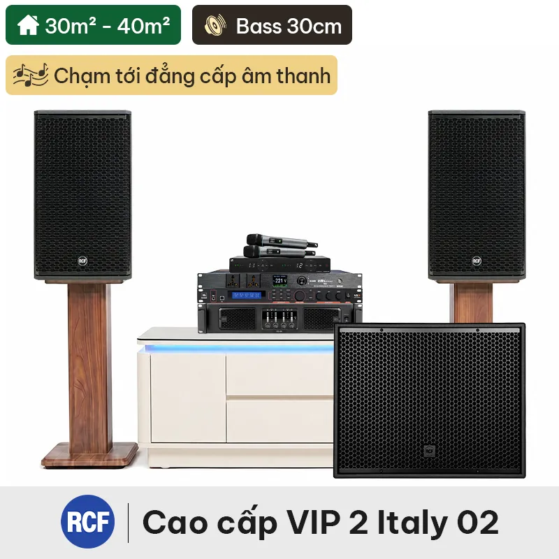 Dàn karaoke gia đình cao cấp RCF VIP 2 Italy 02