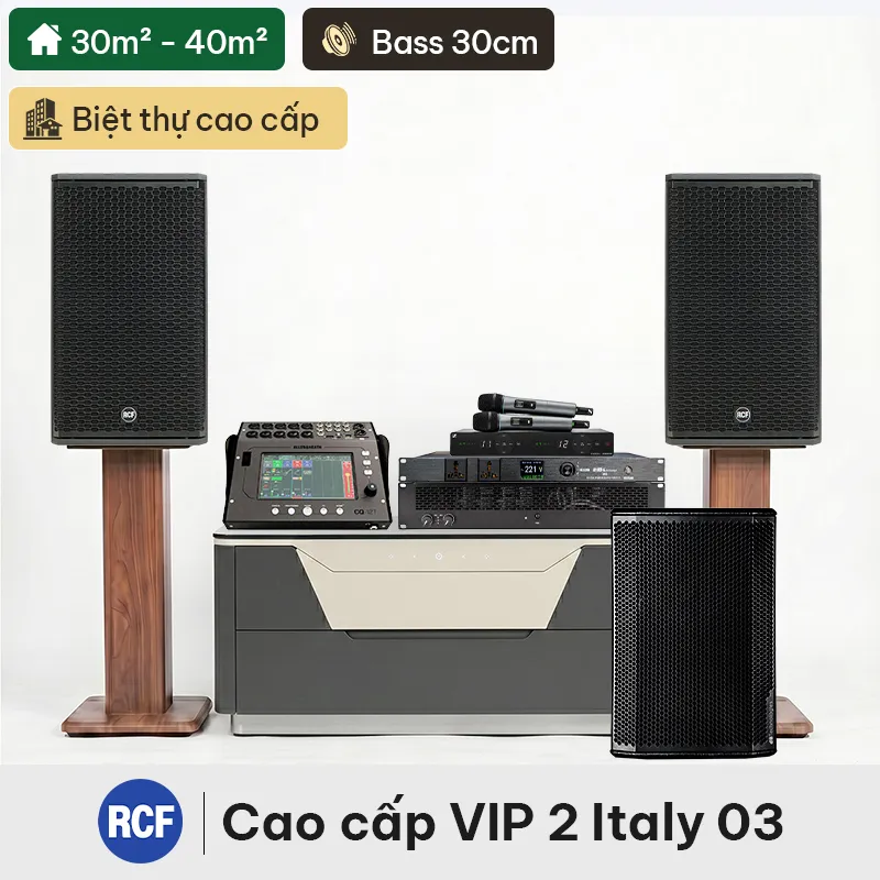 Dàn karaoke gia đình cao cấp RCF VIP 2 Italy 03