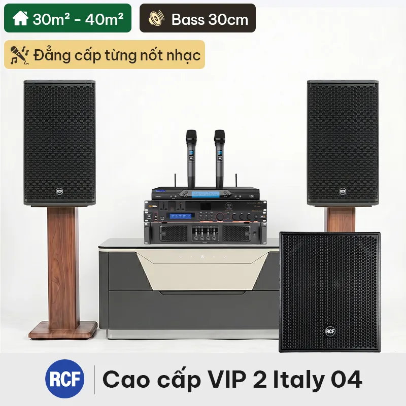 Dàn karaoke gia đình cao cấp RCF VIP 2 Italy 04