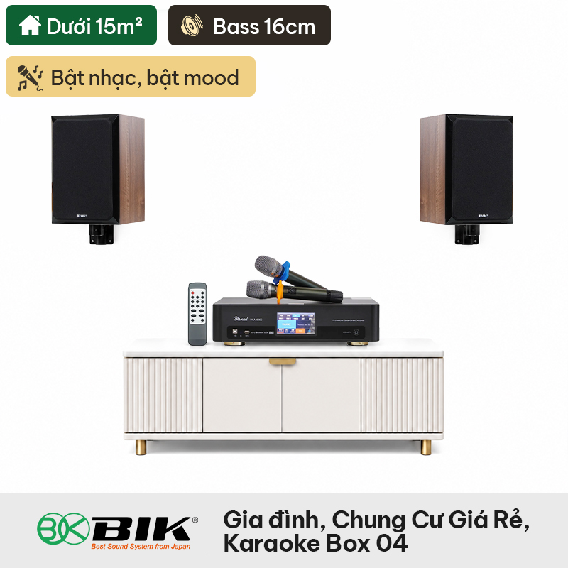 Dàn karaoke gia đình, Chung Cư Giá Rẻ, Karaoke Box 04
