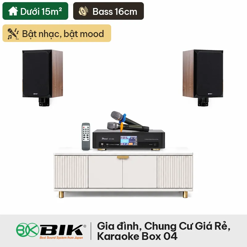 Dàn karaoke gia đình, Chung Cư Giá Rẻ, Karaoke Box 04