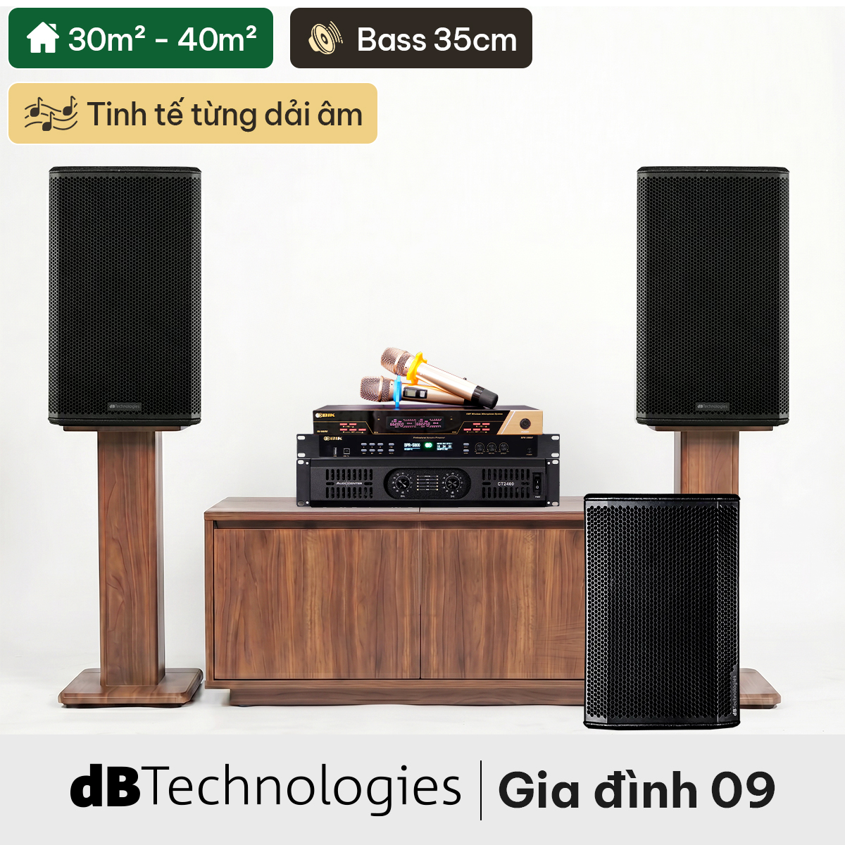Dàn karaoke gia đình dBTechnologies 09