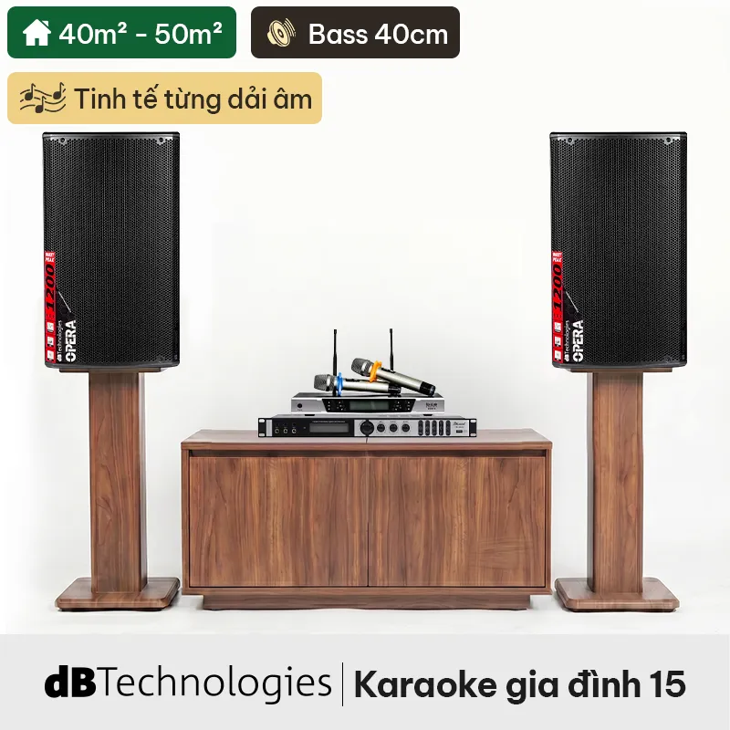 Dàn karaoke gia đình dBTechnologies 15