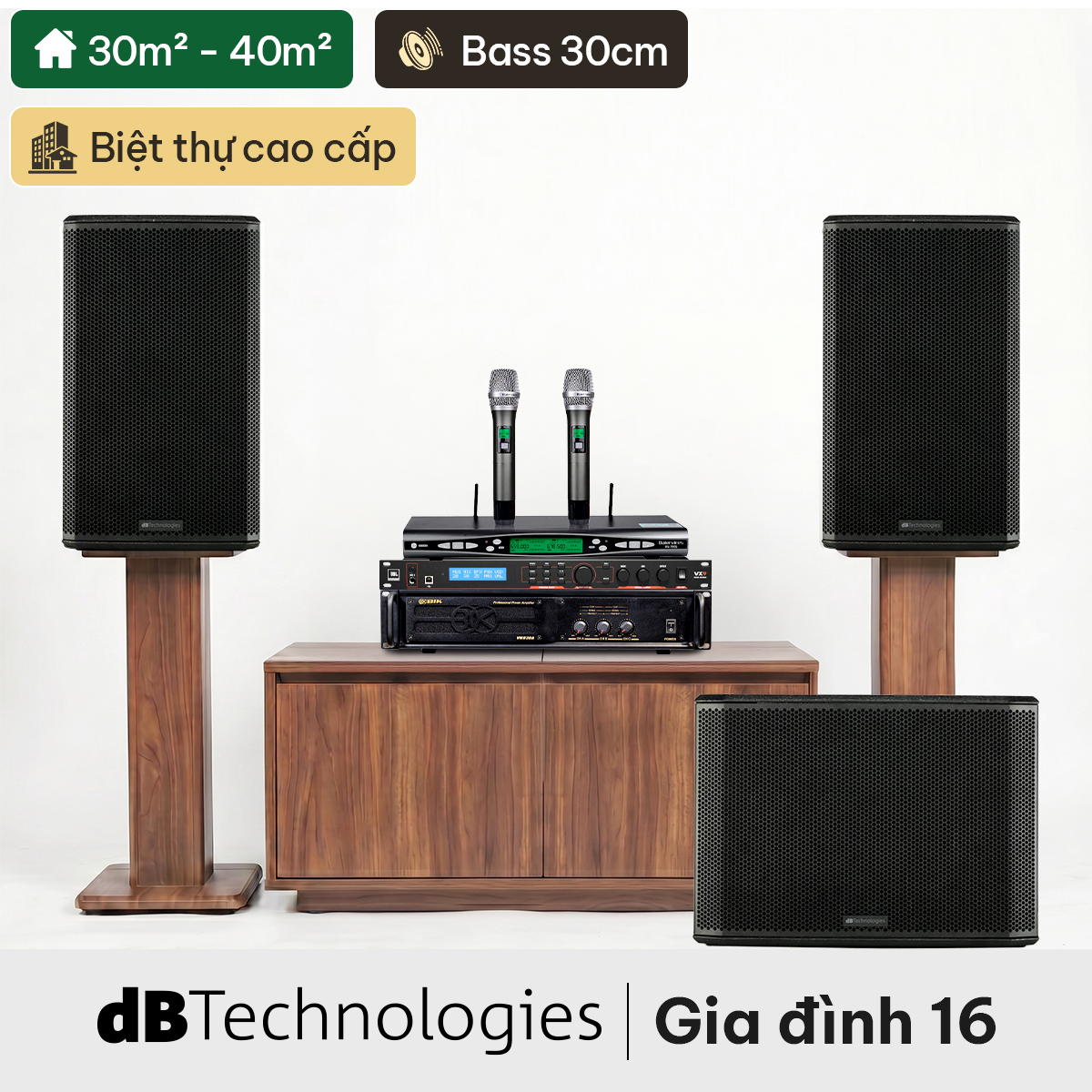 Dàn karaoke gia đình dBTechnologies 16