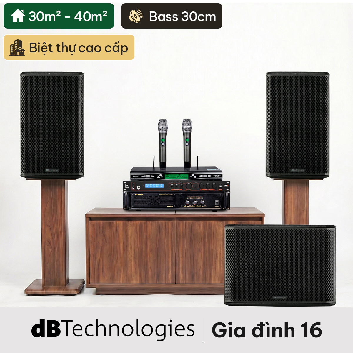 Dàn karaoke gia đình dBTechnologies 16