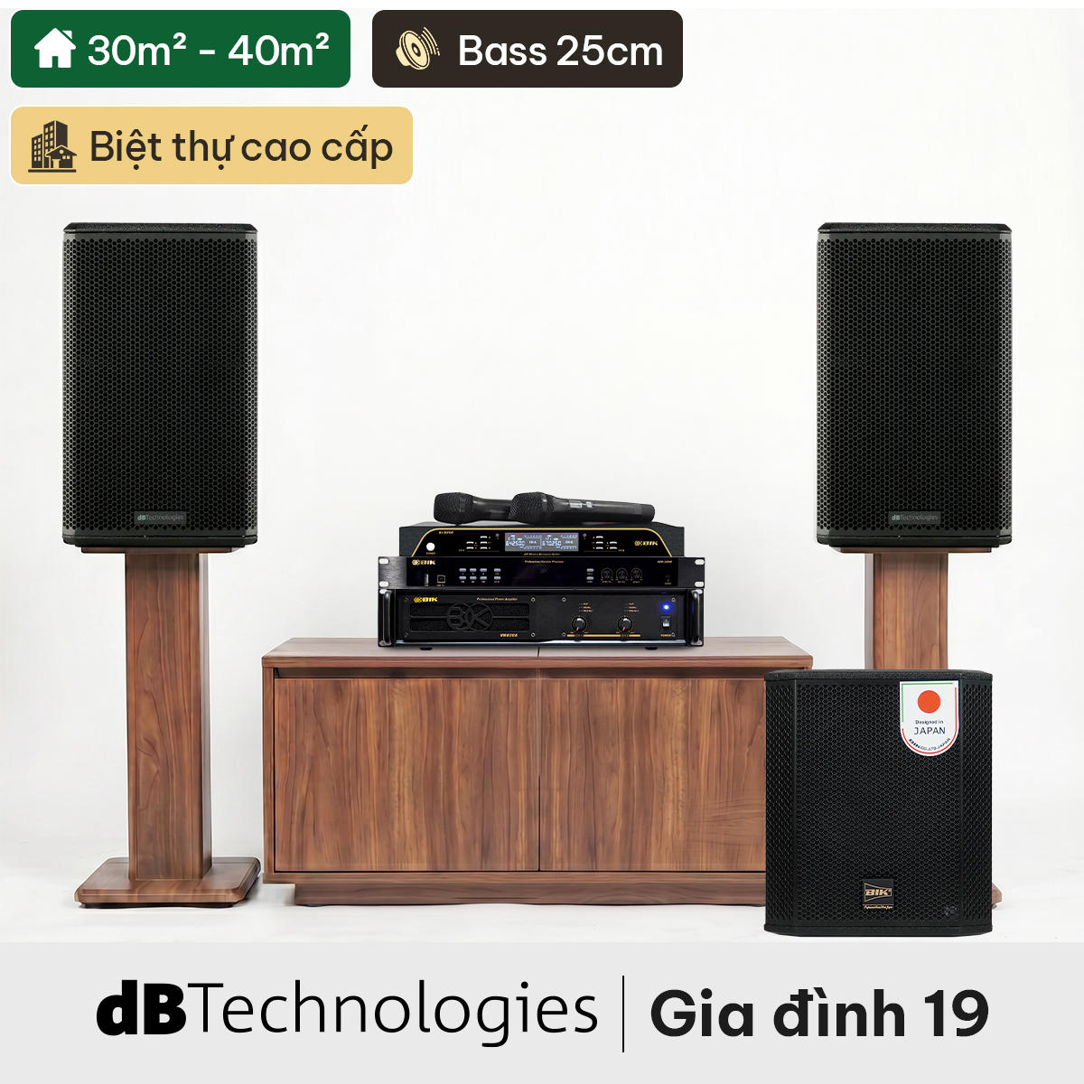 Dàn karaoke gia đình dBTechnologies 19