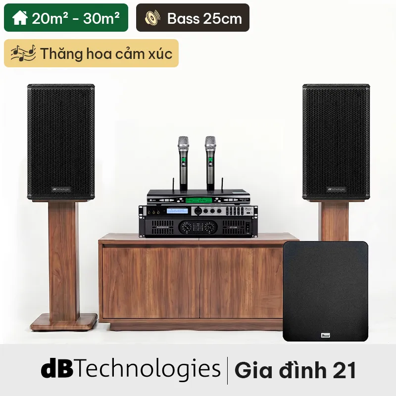 Dàn karaoke gia đình dBTechnologies 21