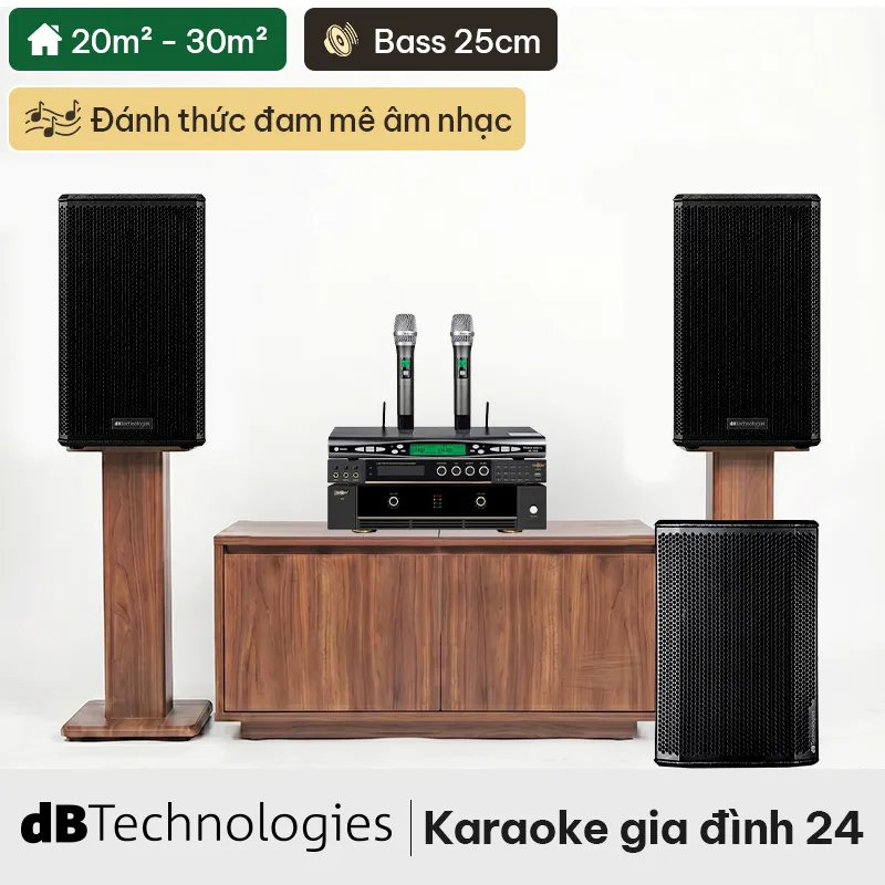 Dàn karaoke gia đình dBTechnologies 24