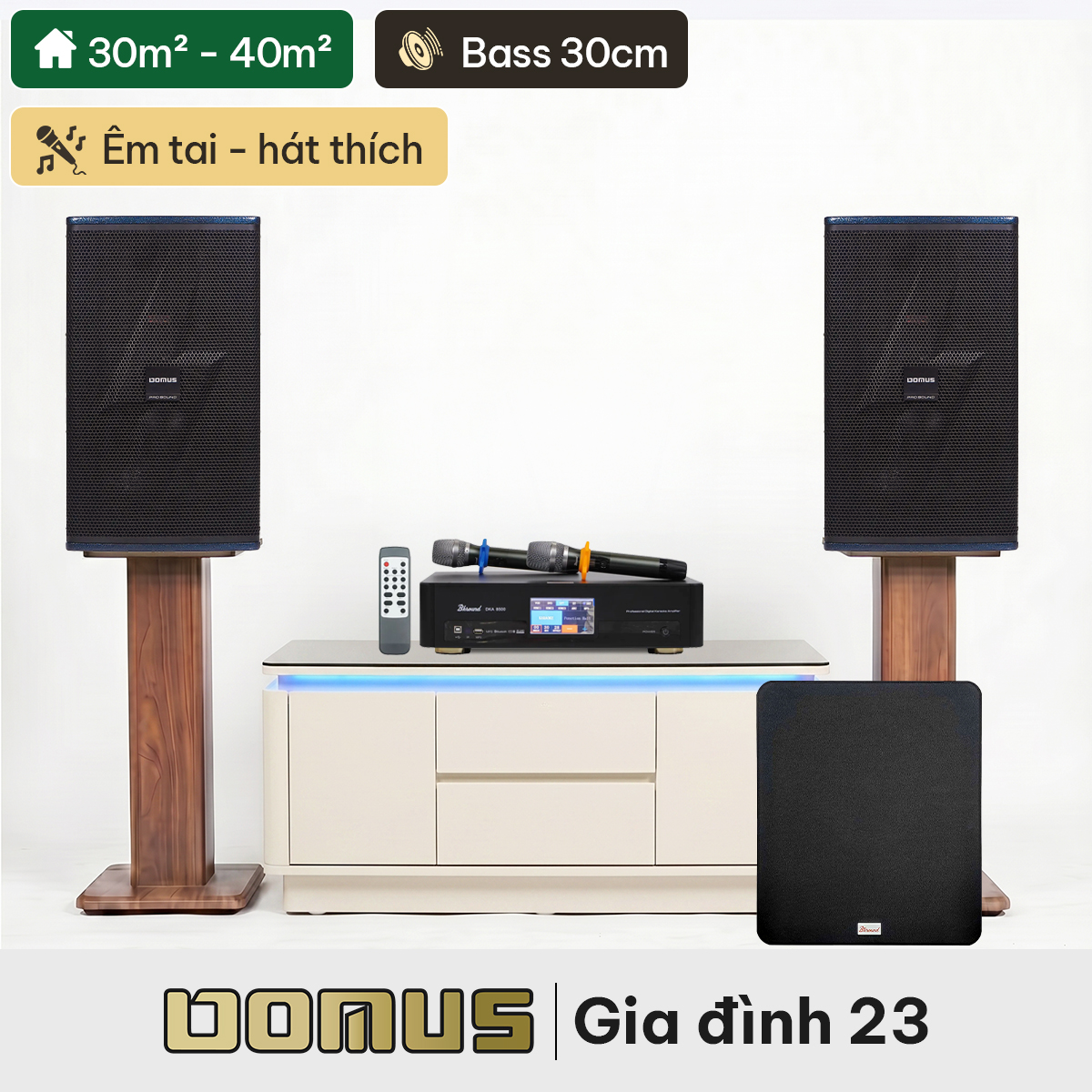 Dàn karaoke gia đình Domus 23