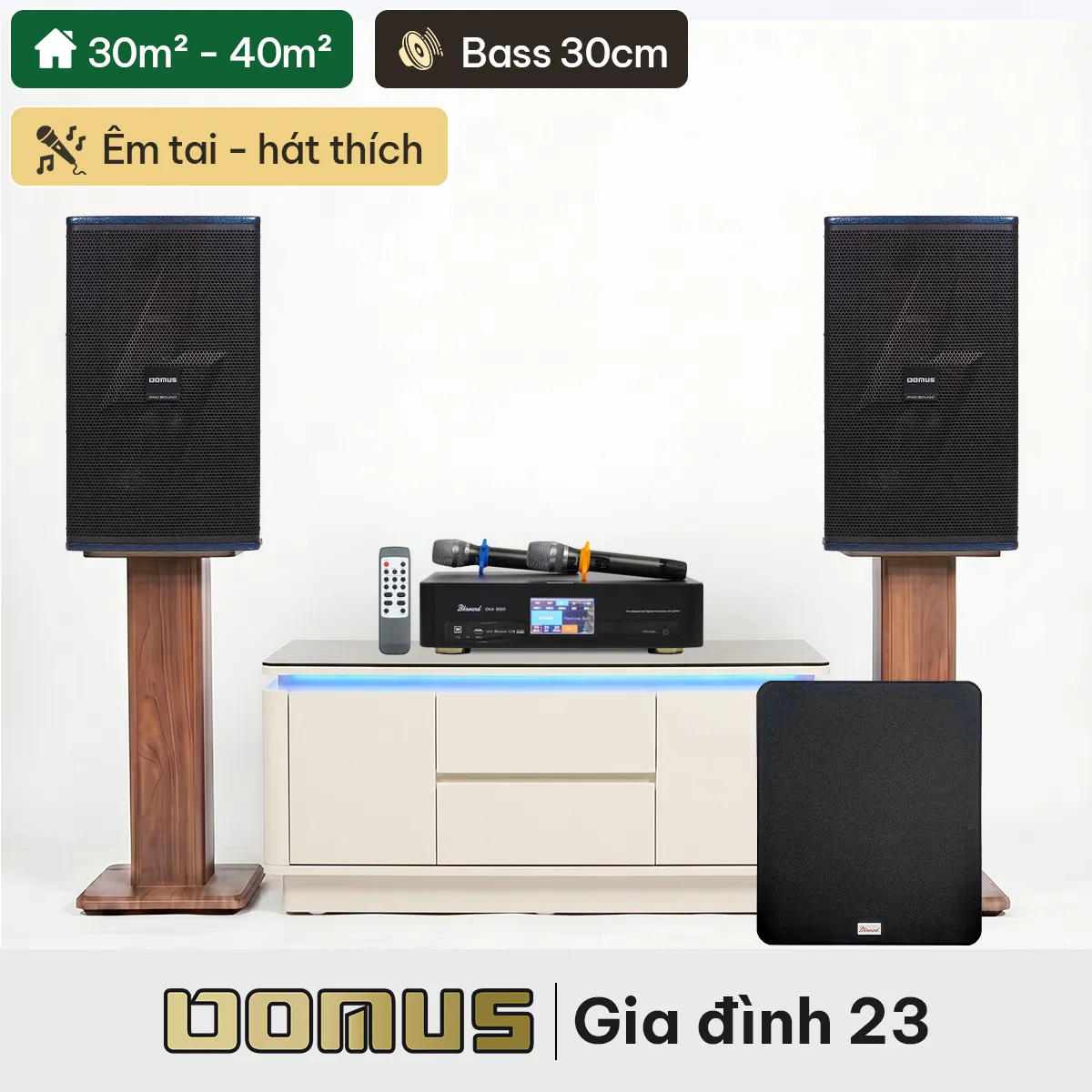 Dàn karaoke gia đình Domus 23