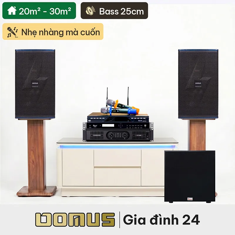 Dàn karaoke gia đình Domus 24