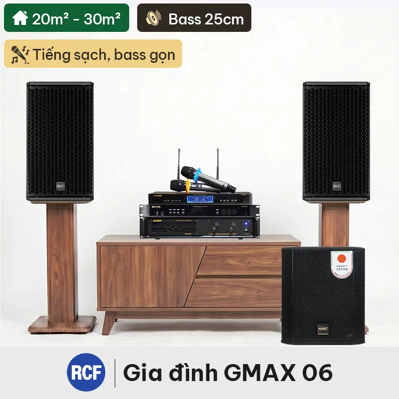 Dàn karaoke gia đình RCF GMAX 06