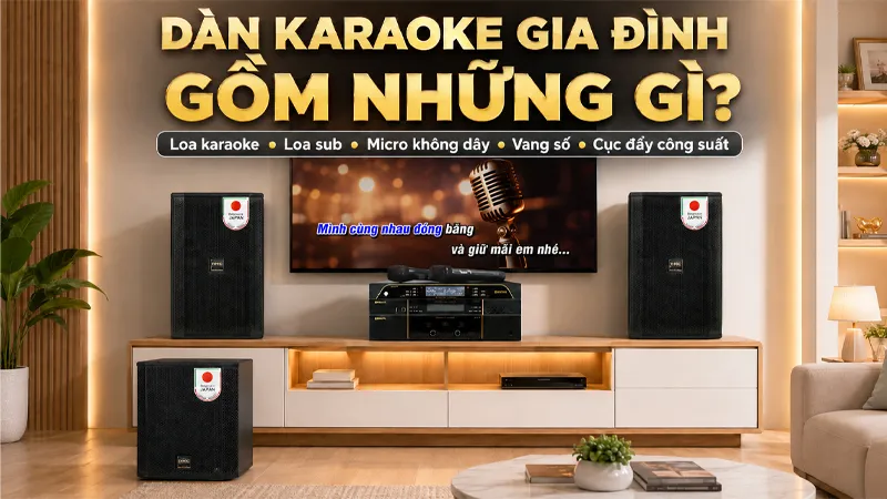 Dàn karaoke gia đình gồm những gì