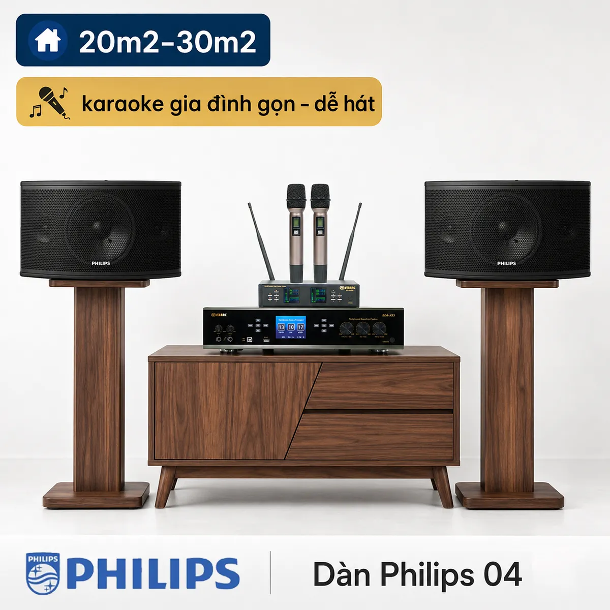Dàn karaoke gia đình Philips 04