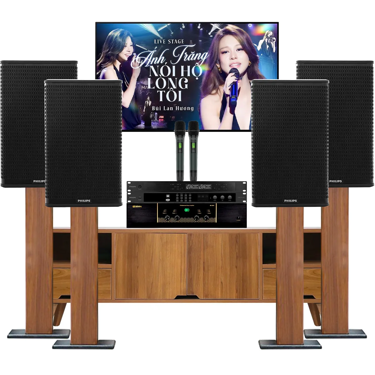Dàn karaoke gia đình Philips 10 (Philips CSS1600/70, BIK VK-A54, CSS3752/70, CSS3331/70) - Hình 5