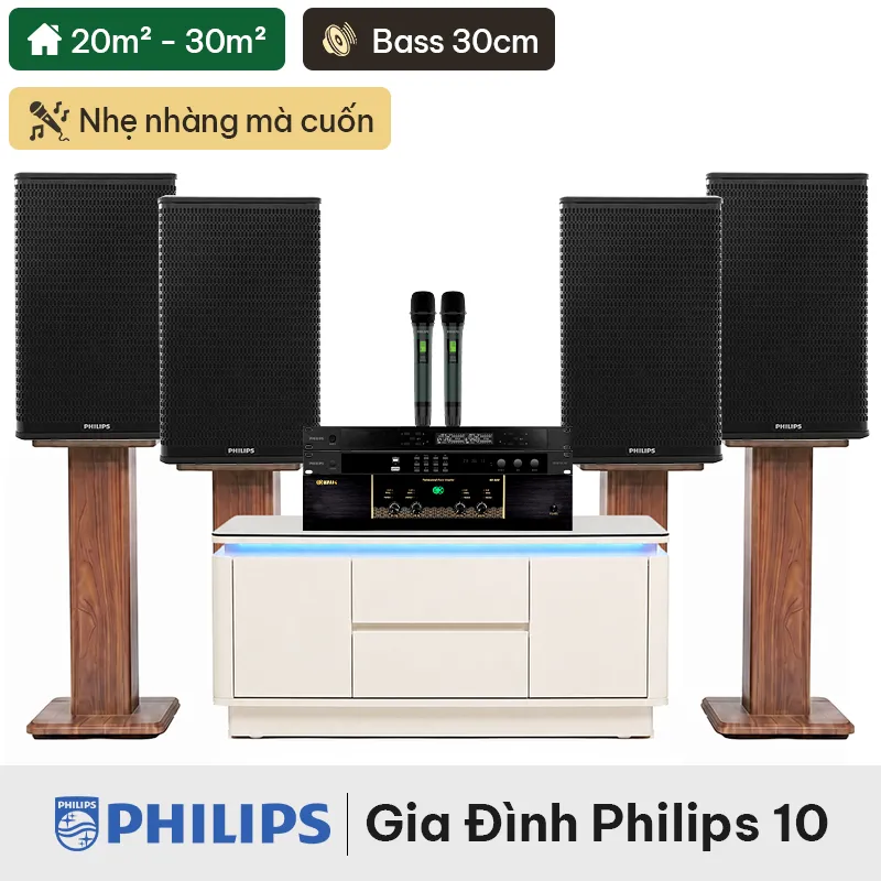 Dàn karaoke gia đình Philips 10