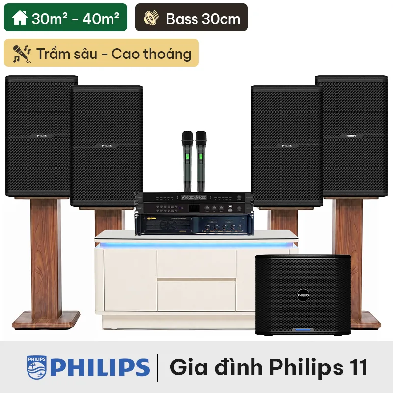 Dàn karaoke gia đình Philips 11