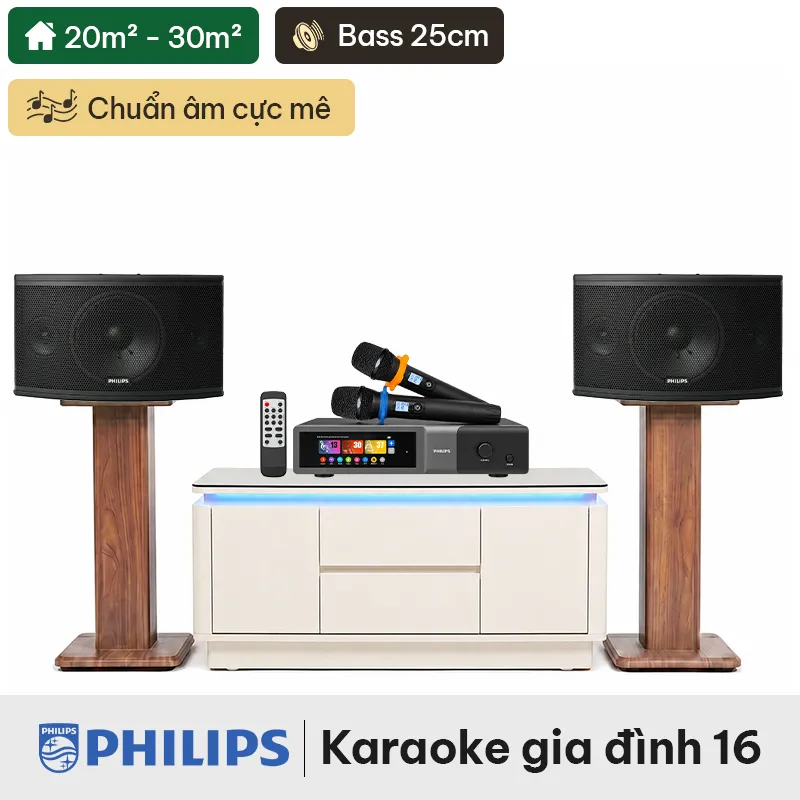 Dàn karaoke gia đình Philips 16
