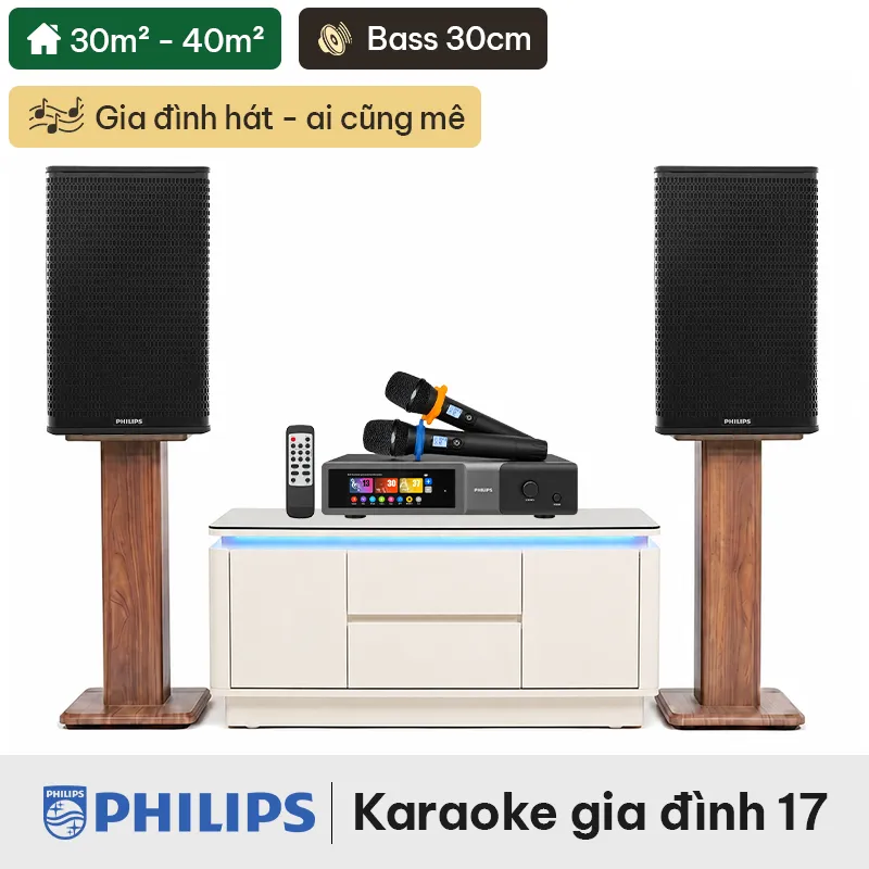 Dàn karaoke gia đình Philips 17