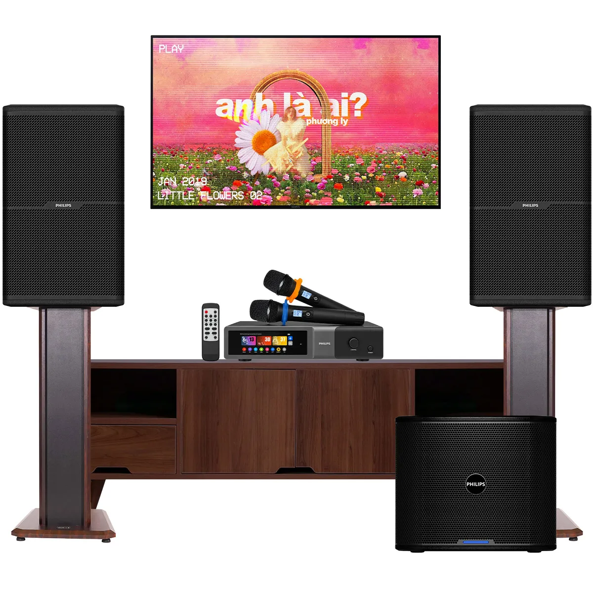 dàn karaoke gia đình Philips 19