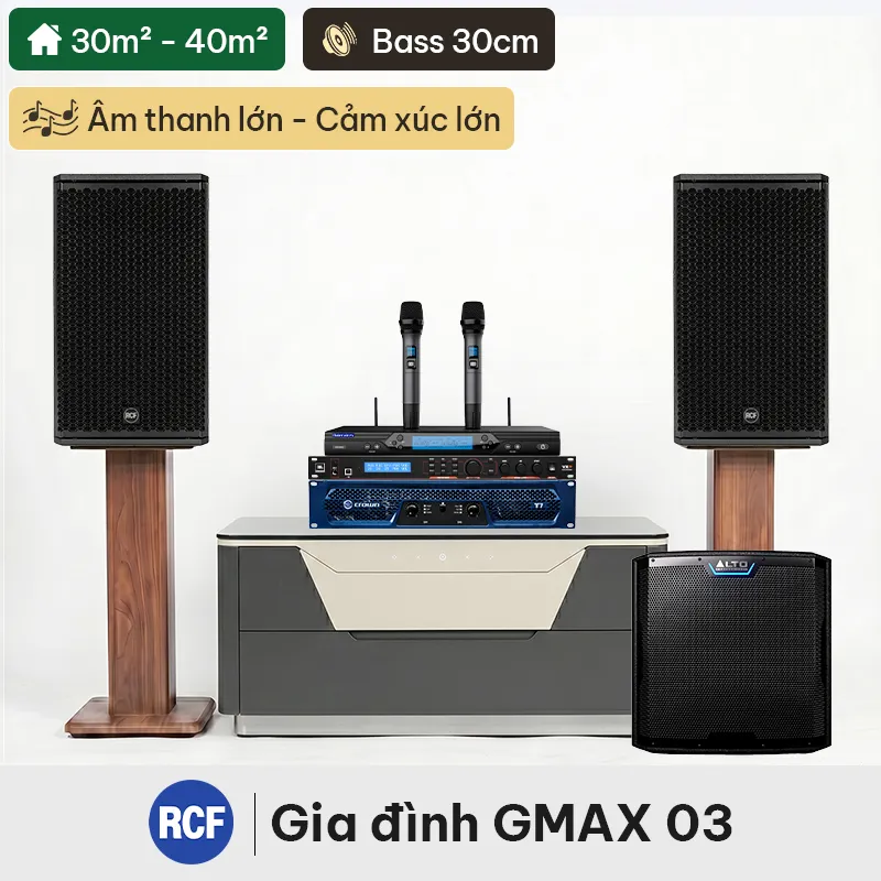 Dàn karaoke gia đình RCF GMAX 03