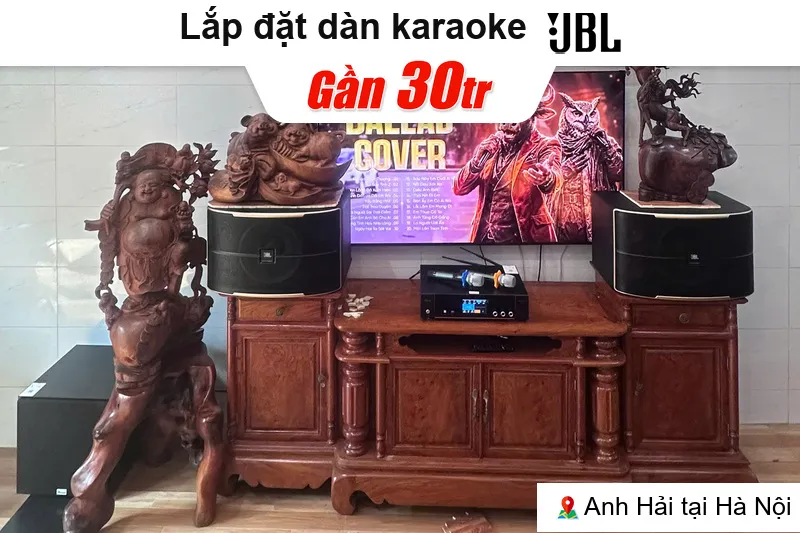 Dàn karaoke JBL gần 30tr tại nhà anh Hải ở Hà Nội