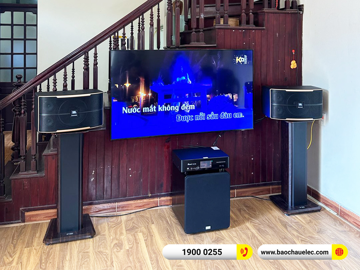 Lắp đặt d&agrave;n karaoke JBL hơn 30tr cho anh Sơn tại H&agrave; Nội 