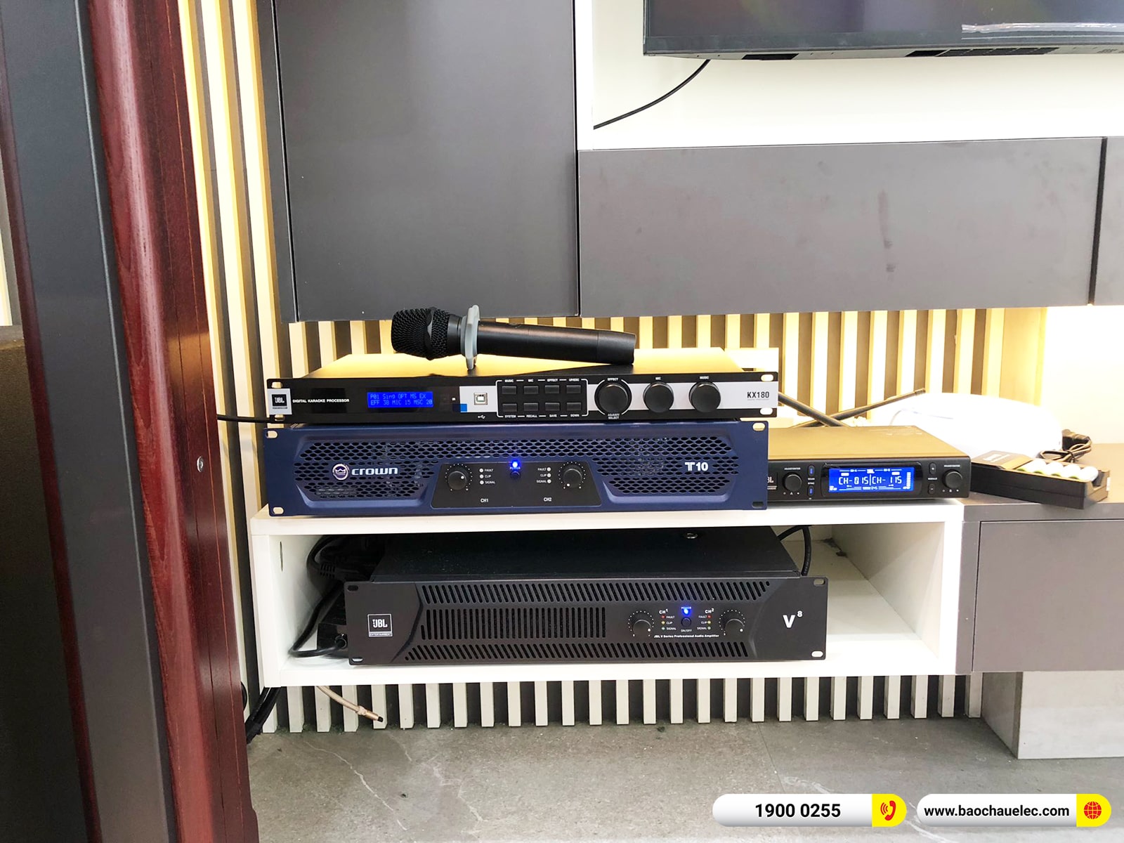 Lắp đặt d&agrave;n karaoke JBL gần 122tr cho anh T&ugrave;ng tại H&agrave; Nội 