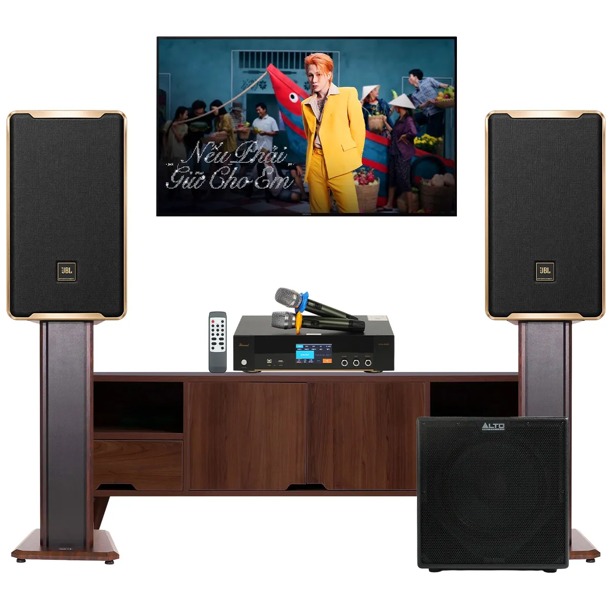 Dàn karaoke JBL cao cấp 12