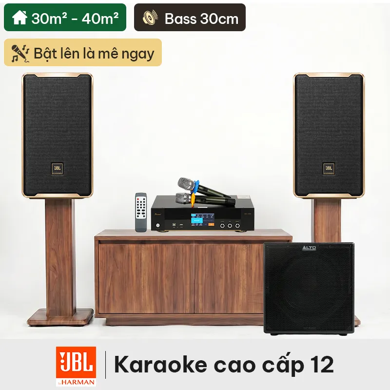 Dàn karaoke JBL cao cấp 12