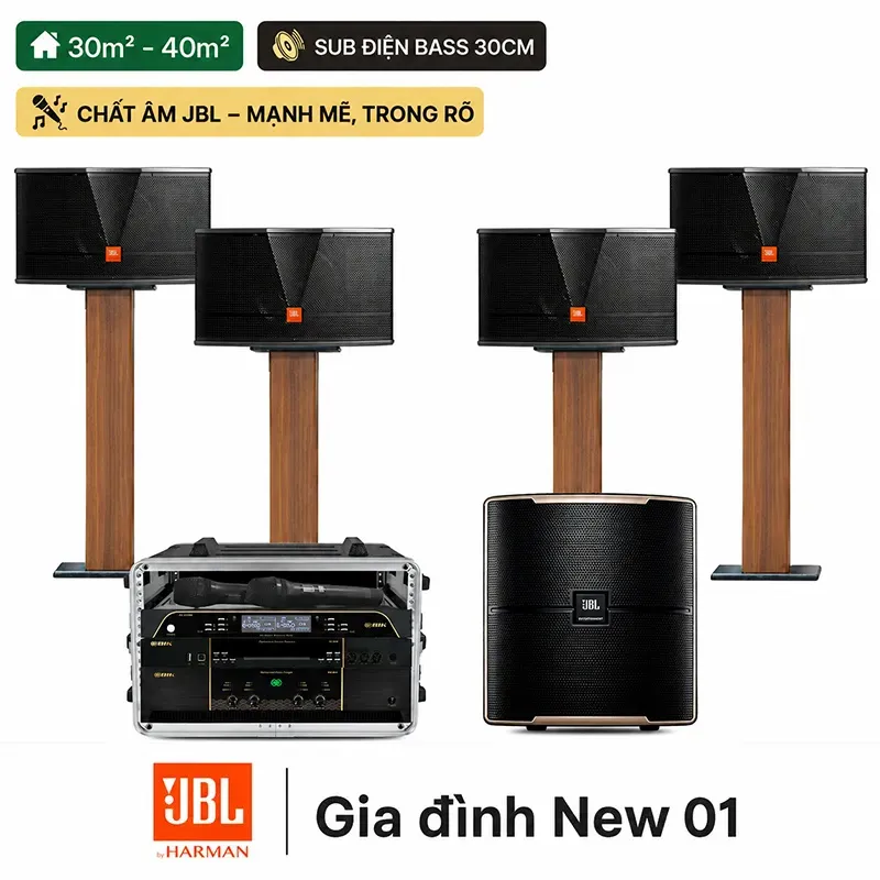 Dàn karaoke JBL Gia đình New 01
