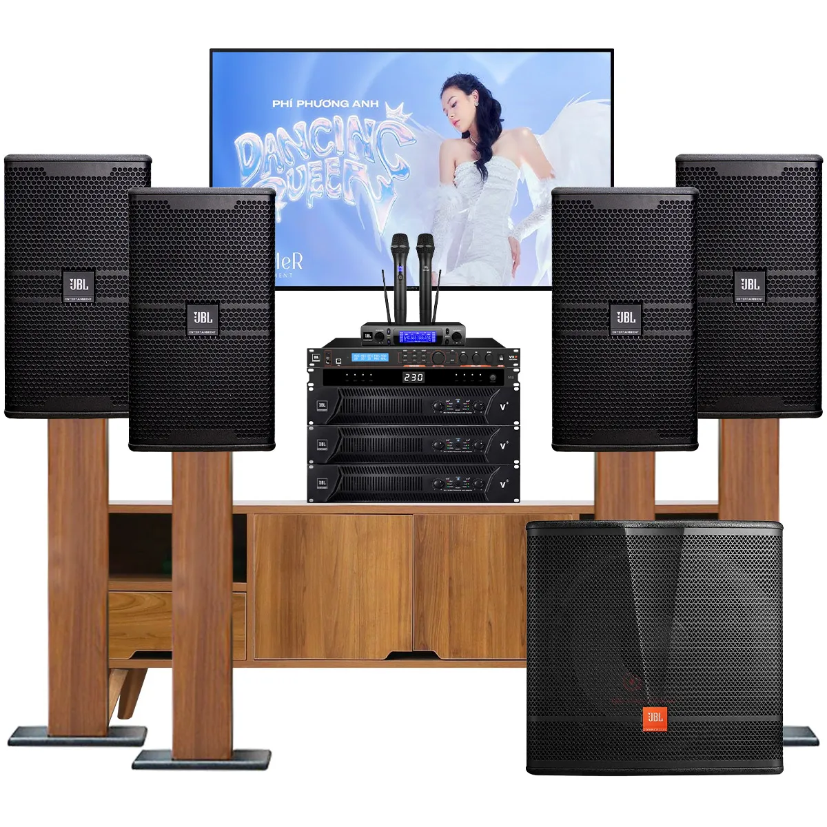 Dàn karaoke kinh doanh JBL 01