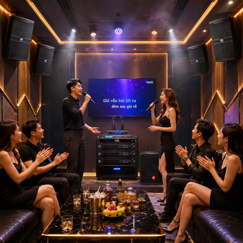 Dàn karaoke kinh doanh JBL 01