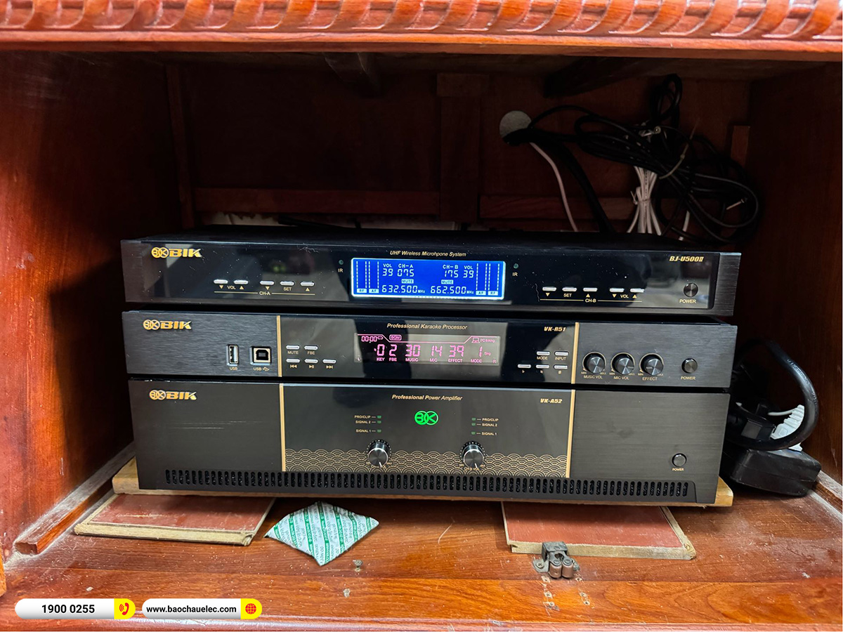Lắp đặt d&agrave;n karaoke RCF hơn 60tr cho anh C&ocirc;ng tại H&agrave; Nội 