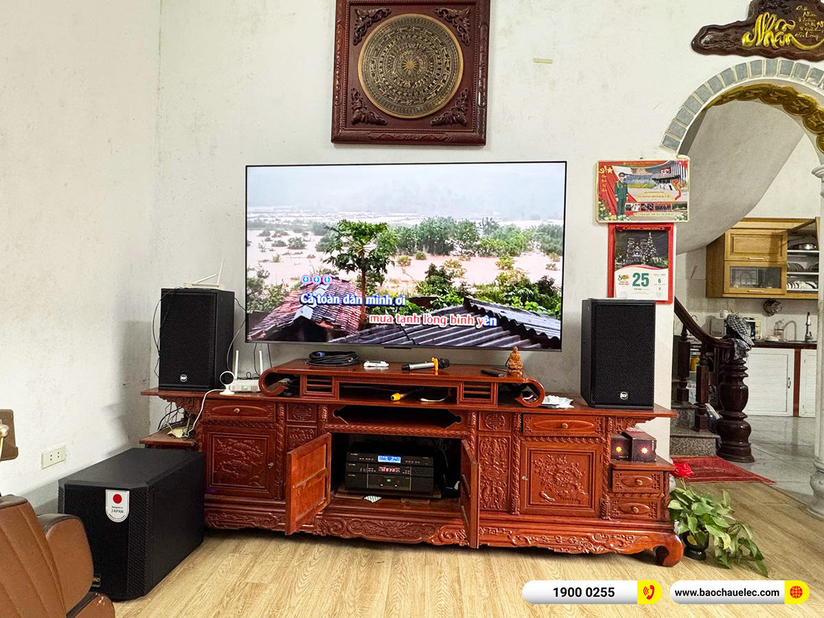 Lắp đặt d&agrave;n karaoke RCF hơn 60tr cho anh C&ocirc;ng tại H&agrave; Nội 