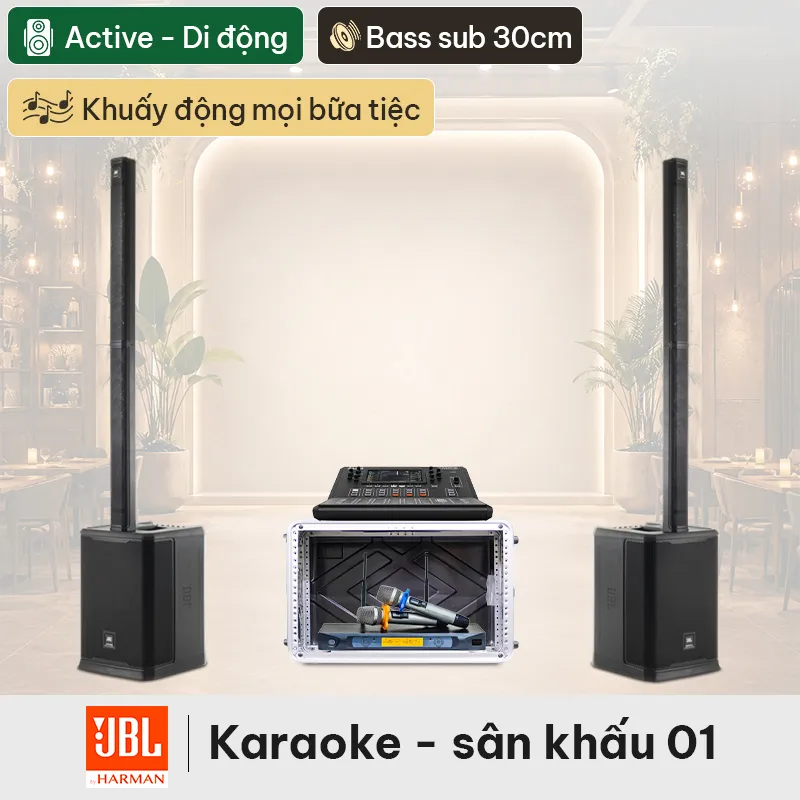 Dàn karaoke - sân khấu JBL 01