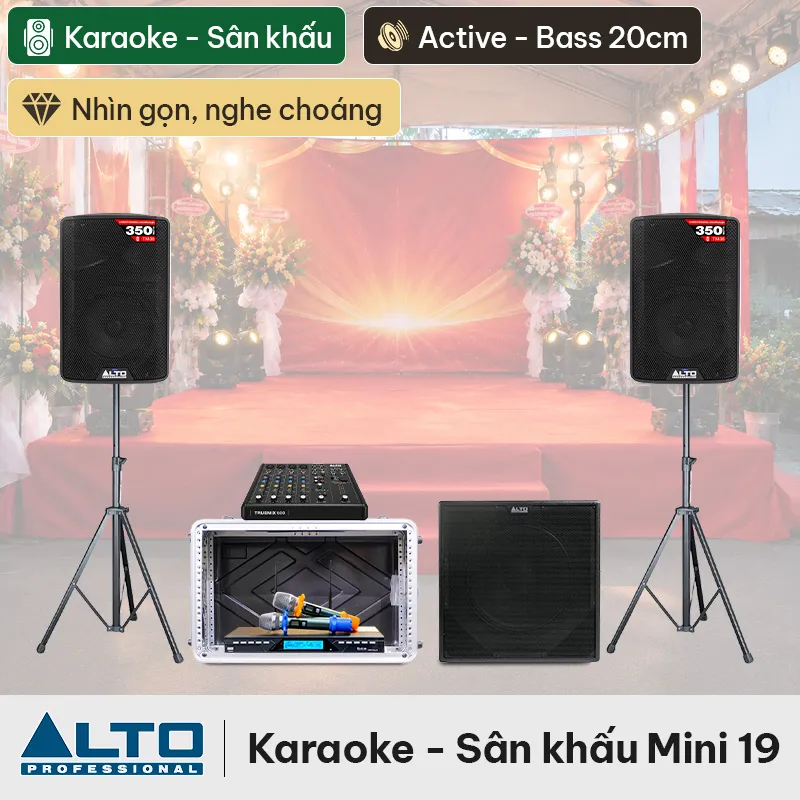 Dàn karaoke – sân khấu Mini Alto 19